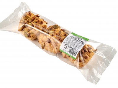 BEZGLUTENOWA Bułka z Komosą i Dynią 200 g (3 szt.)